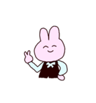 働くうさぎ（個別スタンプ：7）
