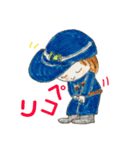 私、消防団3。（個別スタンプ：2）