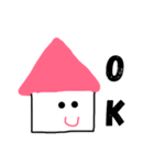かわいい家（個別スタンプ：1）