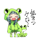 カエルのおなご（個別スタンプ：6）