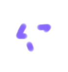 カワイイひらがな文字（個別スタンプ：22）