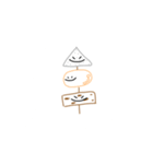 なんだか憎めない子たち 食べ物ver.（個別スタンプ：3）