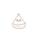 なんだか憎めない子たち 食べ物ver.（個別スタンプ：9）