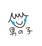 ゆるゆる顔文字ちゃん（個別スタンプ：15）