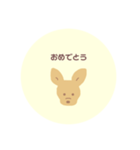 ヨーキーのシンプルスタンプ（個別スタンプ：4）