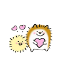 ハリネズミとひよこ（個別スタンプ：16）