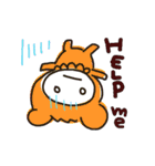 かわいい白目ちゃん（個別スタンプ：4）