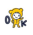 かわいい白目ちゃん（個別スタンプ：9）