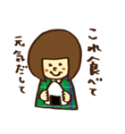 ガーリーおかっぱ女子（個別スタンプ：31）