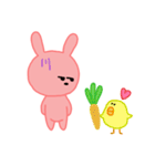 あほ顔のうさぎ（個別スタンプ：32）