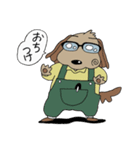 いぬとメガネのさも日常（個別スタンプ：9）