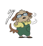 いぬとメガネのさも日常（個別スタンプ：11）