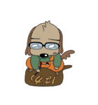 いぬとメガネのさも日常（個別スタンプ：27）