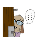 いぬとメガネのさも日常（個別スタンプ：28）