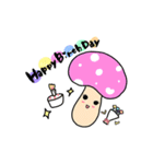 毎日使えるゆる〜いきのこちゃん♡（個別スタンプ：11）