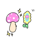 毎日使えるゆる〜いきのこちゃん♡（個別スタンプ：24）