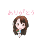 挨拶ルナちゃん1（個別スタンプ：1）