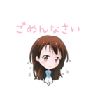 挨拶ルナちゃん1（個別スタンプ：2）