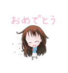 挨拶ルナちゃん1（個別スタンプ：10）