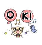 はっぴーブランコネコ（個別スタンプ：6）