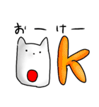 はなのしたがながいねこ（個別スタンプ：9）