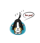 バーニーズマウンテンドッグパピースタンプ（個別スタンプ：7）