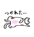ねこちゃんの自由なスタンプ（個別スタンプ：8）
