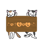 ねこちゃんの自由なスタンプ（個別スタンプ：35）