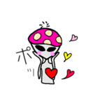 キノコなグレイ（個別スタンプ：8）