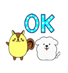 リスぷく＆わた犬の日常（個別スタンプ：7）