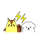 リスぷく＆わた犬の日常（個別スタンプ：29）