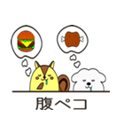 リスぷく＆わた犬の日常（個別スタンプ：30）