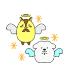 リスぷく＆わた犬の日常（個別スタンプ：35）