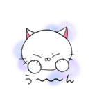糸目にゃんこのシロ（個別スタンプ：14）