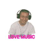 LOVE MUSIC STAMP（個別スタンプ：1）