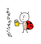 魅惑の昆虫てんとう虫男（個別スタンプ：6）
