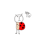 魅惑の昆虫てんとう虫男（個別スタンプ：23）