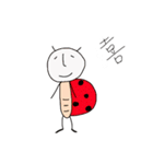 魅惑の昆虫てんとう虫男（個別スタンプ：26）