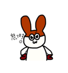 てぶくろうさぎ（個別スタンプ：5）