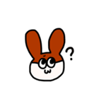 てぶくろうさぎ（個別スタンプ：19）