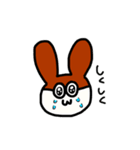 てぶくろうさぎ（個別スタンプ：21）