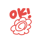 お花スタンプその1（個別スタンプ：6）