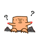 四角い動物さん（個別スタンプ：10）