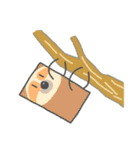 四角い動物さん（個別スタンプ：23）