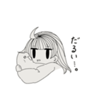 むきりょくじょし（個別スタンプ：18）