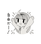 むきりょくじょし（個別スタンプ：27）
