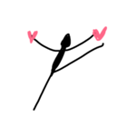 棒人間 愛（個別スタンプ：6）