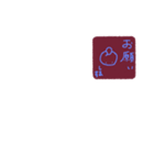 スタンプ風スタンプ台（個別スタンプ：3）