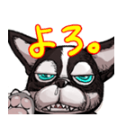 フレンチブルドッグ 鉄 ★修正版★（個別スタンプ：8）
