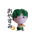 使える！可愛いお人形の日常会話スタンプ（個別スタンプ：3）